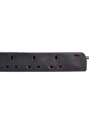 Mercury UK 4-Gang Extension Lead Black 2.0m Mercury