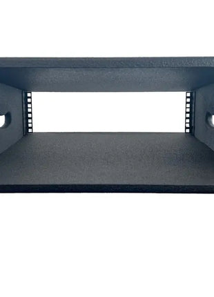 4U 19" Rack Sleeve, Rack Strip Front & Rear, Painted Black