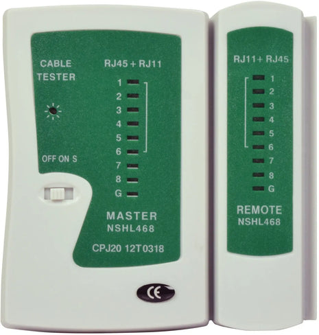 Mercury RJ45/RJ11 Ethernet Network Cable Tester Mercury