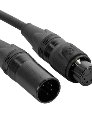 Accu Cable DMX 5pin IP65 10m STR