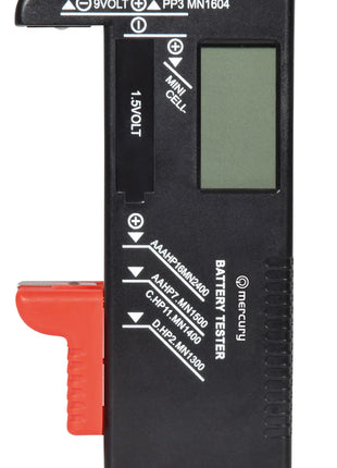 Mercury Universal Digital Battery Tester Mercury