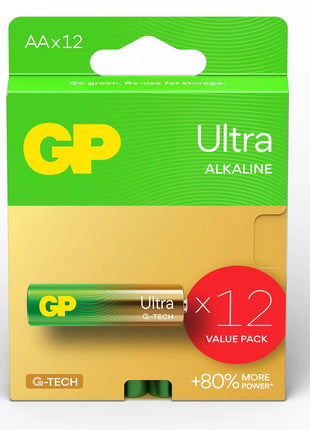 GP AA Ultra Alkaline 12 Pack GP