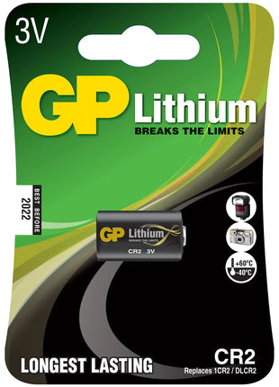 GP CR2 Lithium Battery 3V Single GP
