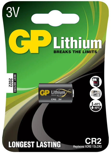 GP CR2 Lithium Battery 3V Single GP