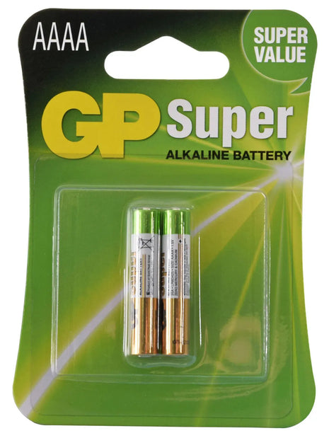 GP AAAA Alkaline Battery 1.5V 2 Pack GP