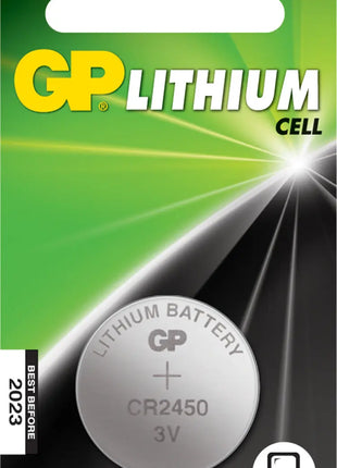 GP CR2450 3V 610mAh 5.0x24.5mmØ Single GP