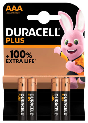 Duracell AAA Duracell Plus Power 4 Pack Duracell