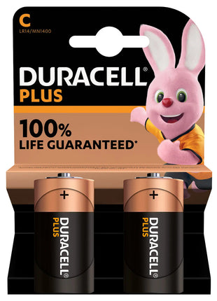 Duracell C Duracell Plus Power 2 Pack Duracell
