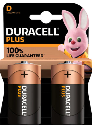 Duracell D Duracell Plus Power 2 Pack Duracell