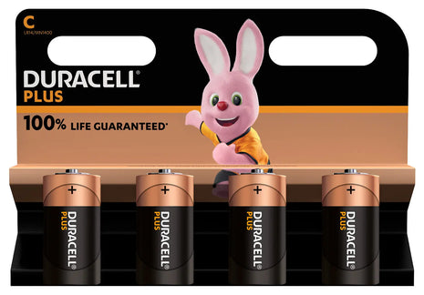 Duracell C Duracell Plus 100% 4 Pack Duracell