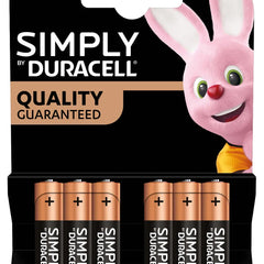 Duracell AAA Simply Duracell Alkaline Batteries 6 Pack Duracell