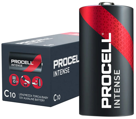 Duracell C Procell Intense 10 Pack Duracell