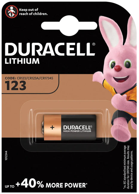 Duracell CR123 Duracell Lithium Battery Single Duracell