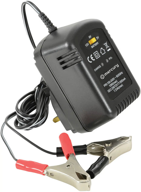 Mercury 2/6/12V Lead Acid Battery Charger Mercury
