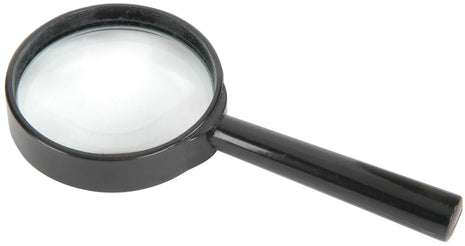 Mercury Handheld Magnifier, 65mmØ Glass Lens, 6x Mercury