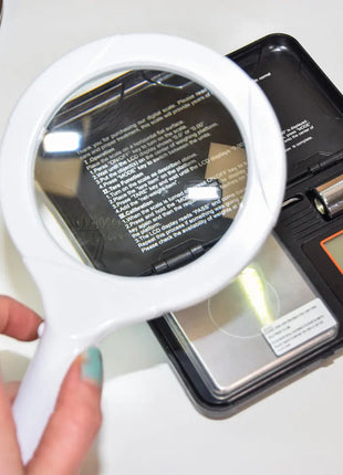 Mercury Magnifying Glass LED White Mercury