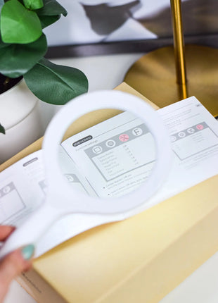 Mercury Magnifying Glass LED White Mercury