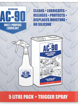 Action Can AC-90 Multi-Purpose 5ltr Pack + Trigg Action Can