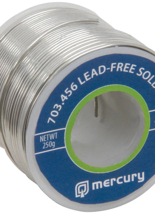 Mercury Lead-free solder, 1.0mmØ, 250g, 37.5m reel Mercury