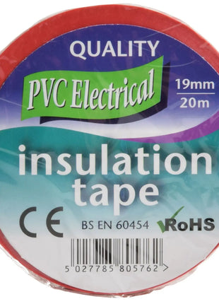 Ultra Tape PVC20R Electrical insulation tape, 20m, red Ultra Tape