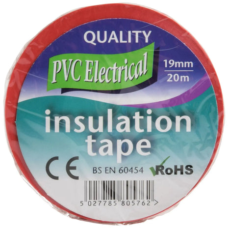 Ultra Tape PVC20R Electrical insulation tape, 20m, red Ultra Tape