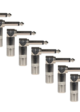 QTX Heavy duty 6.3mm jack, right angle, mono QTX