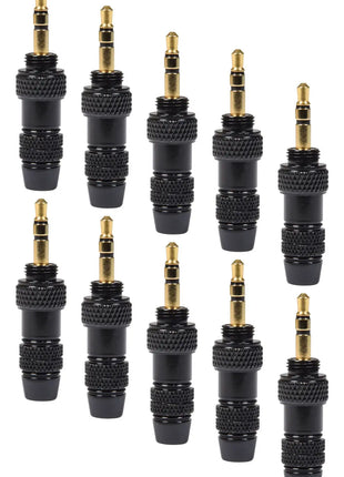 QTX 3.5mm Stereo Plug Black 6mm QTX