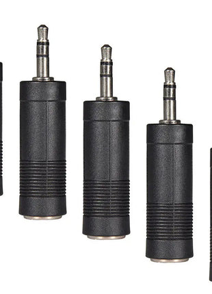 QTX Adaptor 3.5mm Stereo Jack Plug - 6.3mm Mono Jack Socket QTX