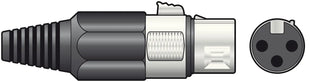 QTX XLR socket, short, 3-pin QTX