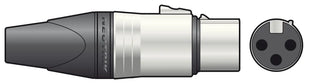 Neutrik NEUTRIK® NC3FXX 3-pole XLR Line Socket, Bulk Neutrik