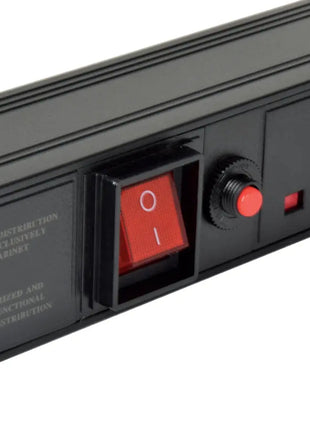 Adastra 1U Rackmount 6-Gang UK Power Distribution Unit + Breaker + 1.8m Lead Adastra