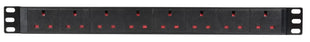 Adastra 1U Rackmount 8-Gang UK Power Distribution Unit + 1.8m Lead Adastra