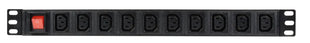 Adastra 1U Rack 10-Gang IEC (C13) Power Distribution Unit Switched 1.8m Adastra