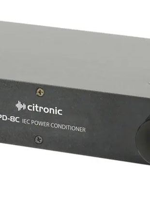 Citronic CPD-8C 19" 8-Way IEC Power Conditioner Citronic