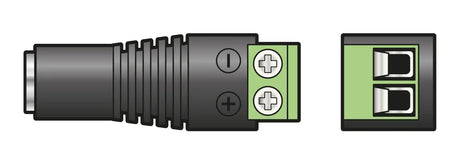 Mercury 2.5mm DC Socket Screw Terminals Mercury