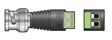 Mercury BNC Plug with Screw In Terminals Mercury