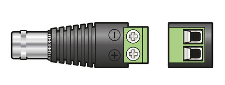 Mercury BNC Coaxial Socket with Screw In Terminals Mercury