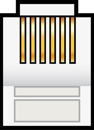 AV:Link RJ12 Crimp Modular Plug (6P6C) AV:Link