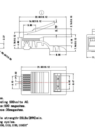 AV:Link Modular Plug RJ45 (8P8C) - bulk AV:Link