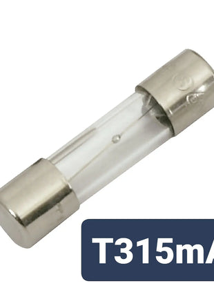 Mercury Fuse 5 x 20mm T315mA Slow Blow Mercury