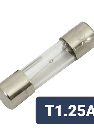 Mercury Fuse 5 x 20mm T1.25A Slow Blow Mercury