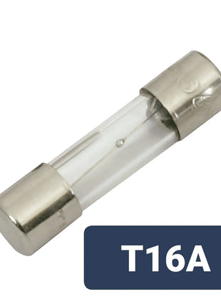 Mercury Fuse 5 x 20mm T16A Slow Blow Mercury