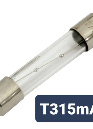 Mercury Fuse 6 x 32mm T315mA Slow Blow Mercury