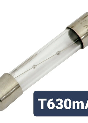 Mercury Fuse 6 x 32mm T630mA Slow Blow Mercury