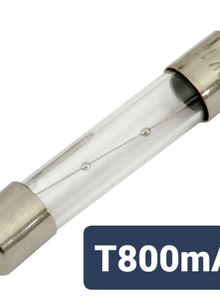 Mercury Fuse 6 x 32mm T800mA Slow Blow Mercury