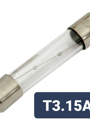Mercury Fuse 6 x 32mm T3.15A Slow Blow Mercury