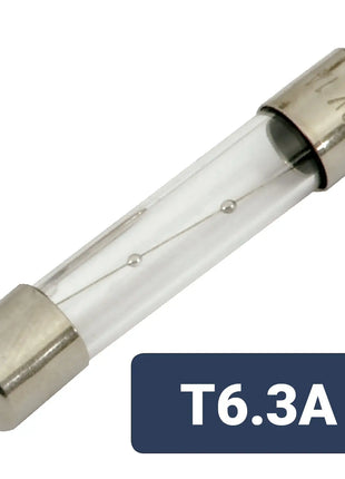 Mercury Fuse 6 x 32mm T6.3A Slow Blow Mercury
