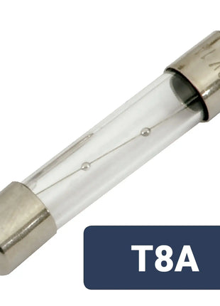 Mercury Fuse 6 x 32mm T8A Slow Blow Mercury