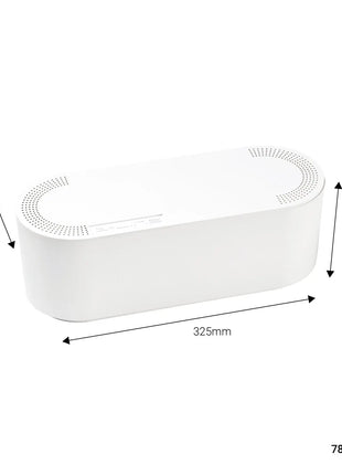 D-Line Cable Tidy Unit Small White D-Line