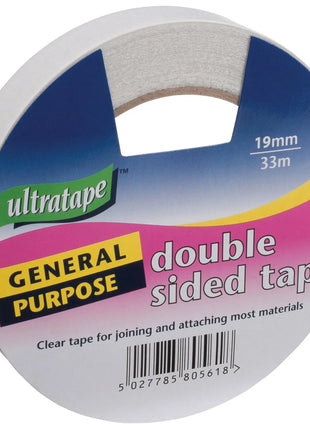Ultra Tape Double Sided Tape 19mm x 33m Ultra Tape